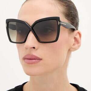 New, TOM FORD Fiore Sunglasses TF1195 52B Authentic